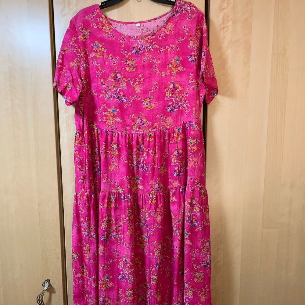 Tiered floral dress